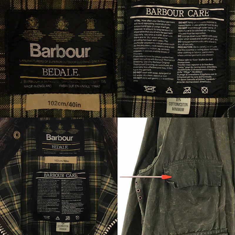 Barbour / バブアー | bedale wax jacket ビデイル ワックス ジャケット オイルド チンストラップ付き 襟コーデュロイ | 40 | オリーブ | メンズ｜kldclothing｜06