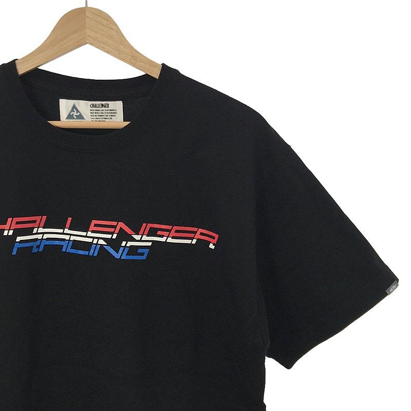 【美品】  CHALLENGER / チャレンジャー | 長瀬智也 着用モデル CMC RACING TEE / プリントロゴ クルーネック Tシャツ | L | ブラック｜kldclothing｜02