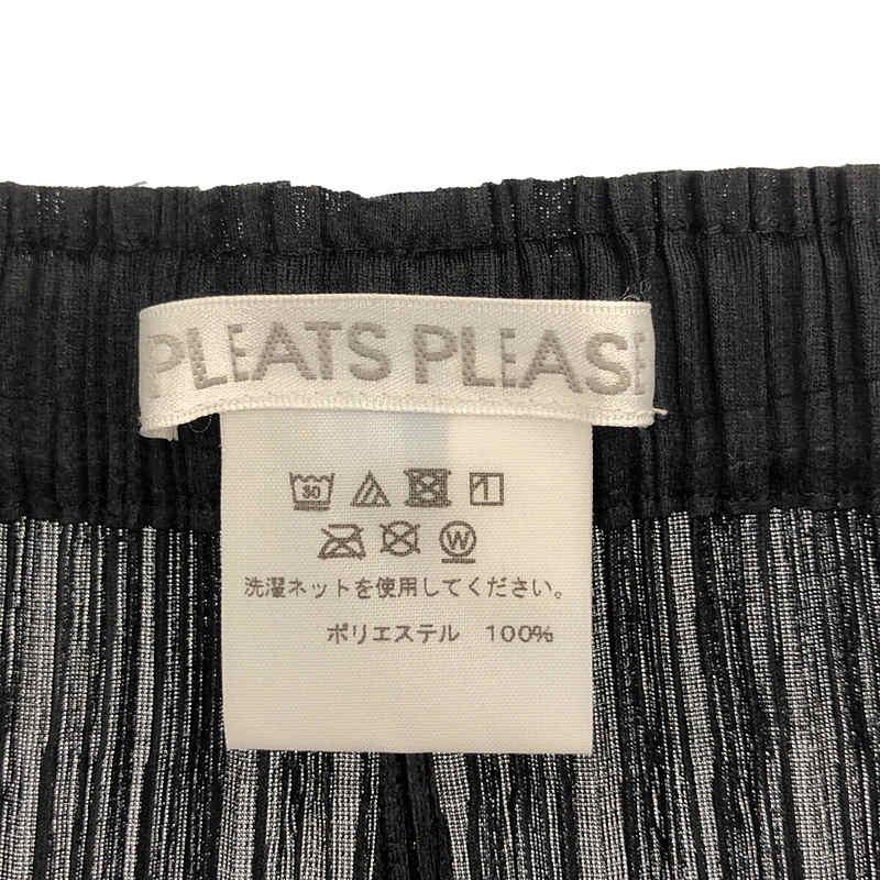 【美品】  PLEATS PLEASE ISSEY MIYAKE / プリーツプリーズイッセイミヤケ | BASICS プリーツ ストレートパンツ | 3 | ブラック｜kldclothing｜05