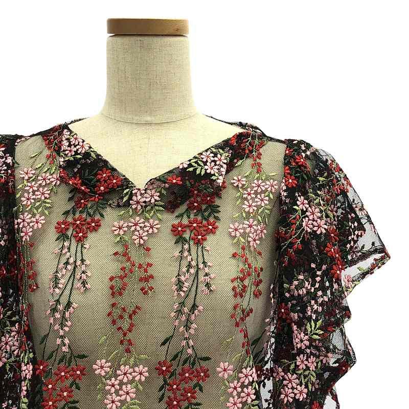 ジュンヤワタナベ コムデギャルソン フラワー 花柄 ノースリーブ　ワンピース JUNYA WATANABE COMME des GARCONS / ジュンヤワタナベ | 2012SS