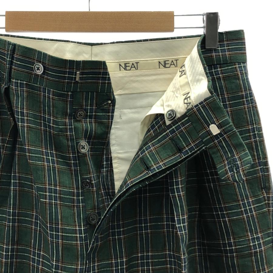 NEAT 【美品】 / ニート | 2024SS LINEN H CHECK WIDE TYPE1