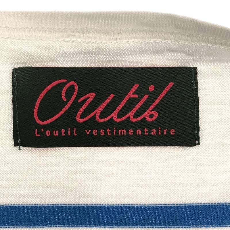 OUTIL / ウティ | TRICOT AAST SHORT バスクシャツ 0 ブルー OUTIL / ウティ | TRICOT AAST SHORT バスクシャツ 0 ブルー