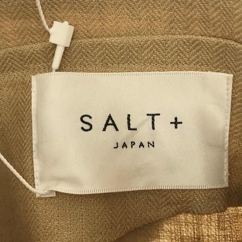 【新品】  SALT + JAPAN / ソルトプラスジャパン | リネン 100％ ロング スカート | 38 | ベージュ | レディース｜kldclothing｜05