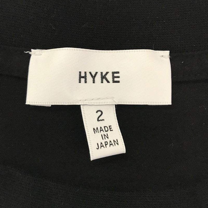 HYKE / ハイク | コットン Tシャツ | 2 | ブラック | レディース｜kldclothing｜05