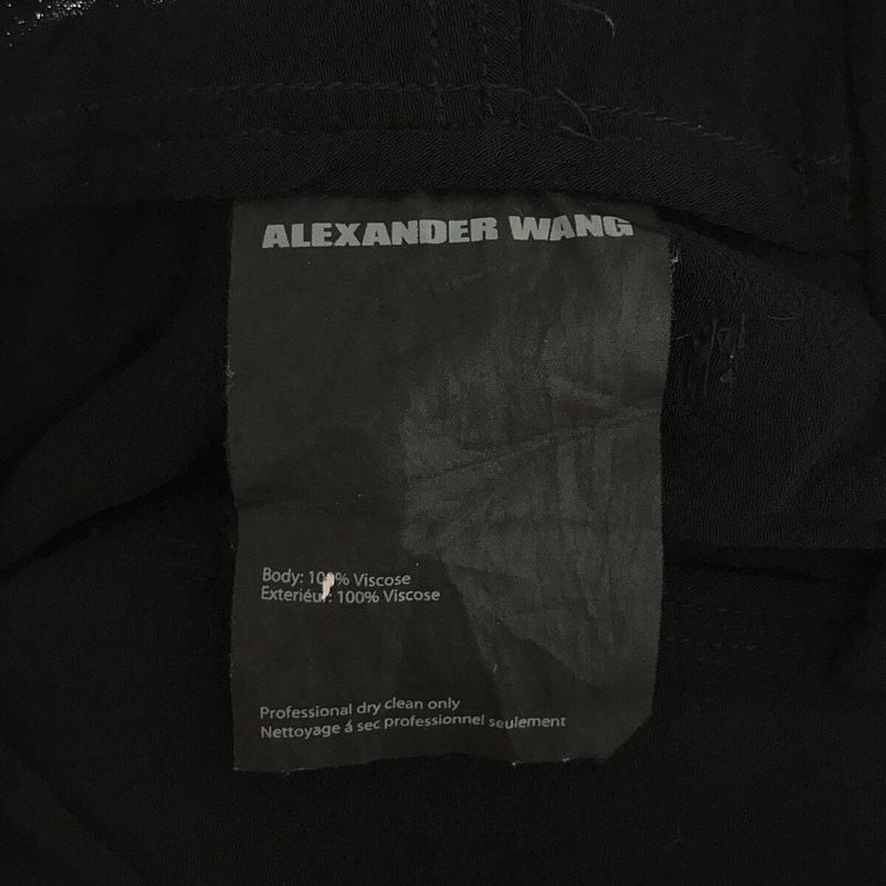ALEXANDER WANG / アレキサンダーワン | 3タック テーパード スラックスパンツ | 0 | ブラック | レディース｜kldclothing｜07