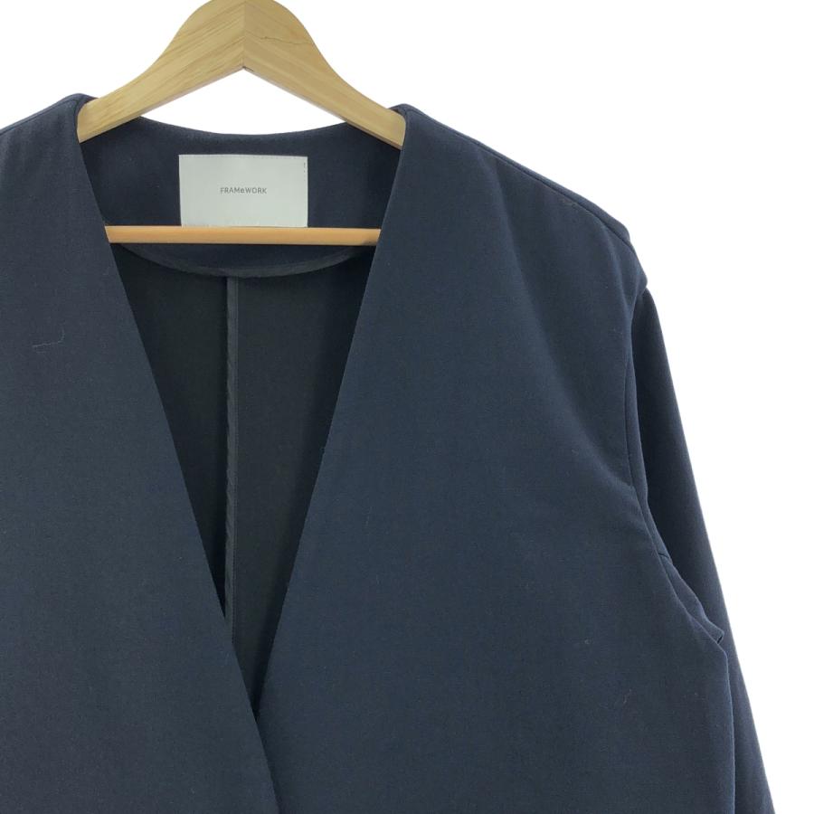 framework フレームワーク WフェイスVネックノーカラーコート FRAMeWORK Framework / フレームワーク T/W Vネックノーカラー
