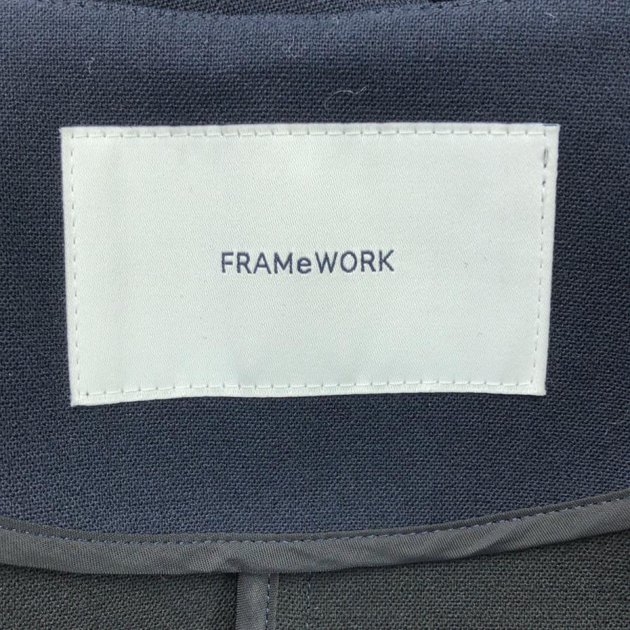 framework フレームワーク WフェイスVネックノーカラーコート FRAMeWORK Framework / フレームワーク T/W Vネックノーカラー