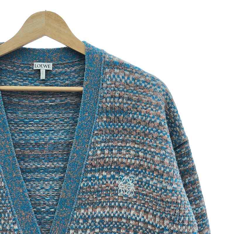 LOEWE - LOEWE / ロエベ | Crochet Knit Cardigan アナグラム ロゴ カーディガン | XS | マルチカラー | レディース LOEWE / ロエベ | Crochet Knit Cardigan アナグラム ロゴ