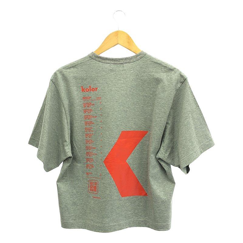 kolor - 【新品】  kolor / カラー | 2025SS | Gray Tops プリント | 1 | グレー | レディース kolor 【新品】 / カラー | 2025SS Gray Tops プリント 1 グレー