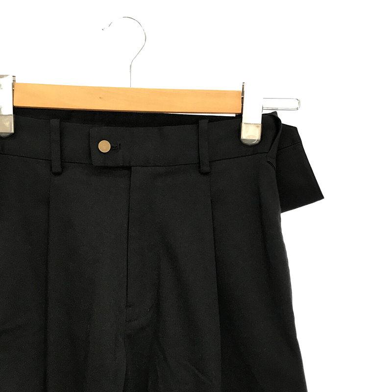 【訳あり】 madder madder TICKET PANTS ブラック 美品】 madder / マダマダ | 2021 TICKET PANTS チケットパンツ