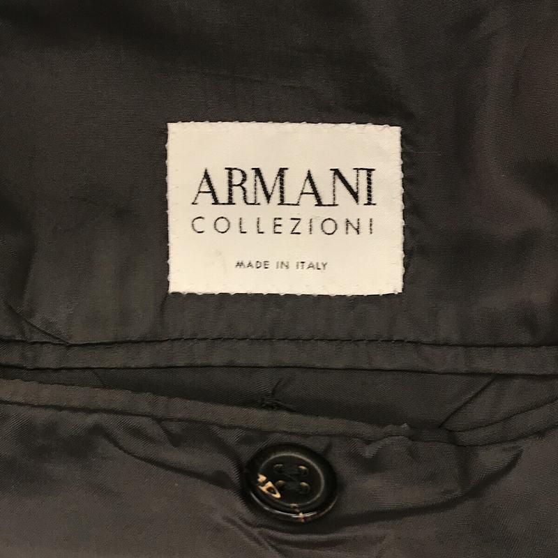 ARMANI COLLEZIONI / アルマーニコレツォーニ | ウール シルク ストライプ 3B テーラードジャケット | 48 | グレー | メンズ｜kldclothing｜07