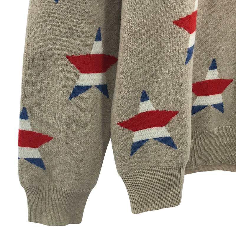 MAISON KITSUNE（メゾン キツネ） | ウール カシミヤ スター 総柄 プル 