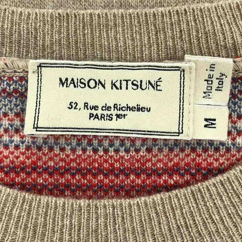 MAISON KITSUNE（メゾン キツネ） | ウール カシミヤ スター 総柄 プル 