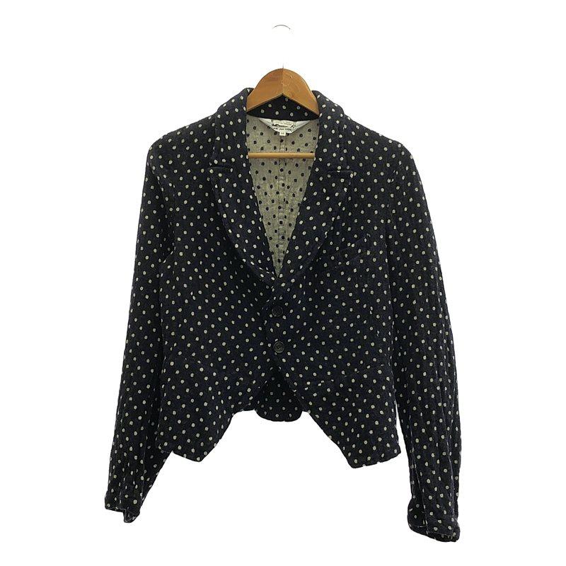 COMME des GARCONS / コムコム | 2007AW ウール 縮絨 ドット シングル 