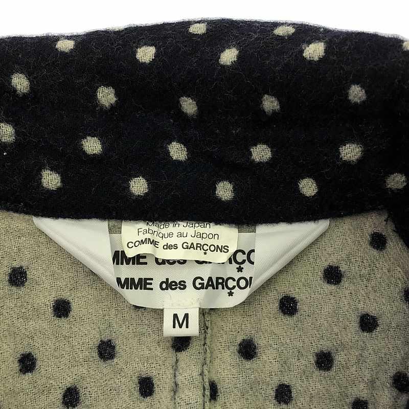 COMME des GARCONS / コムコム | 2007AW ウール 縮絨 ドット シングル 