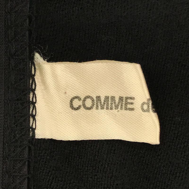 COMME des GARCONS / コムデギャルソン | 2004AW | ダークロマンス / ウールジャージー 変形トップス | ブラック｜kldclothing｜05