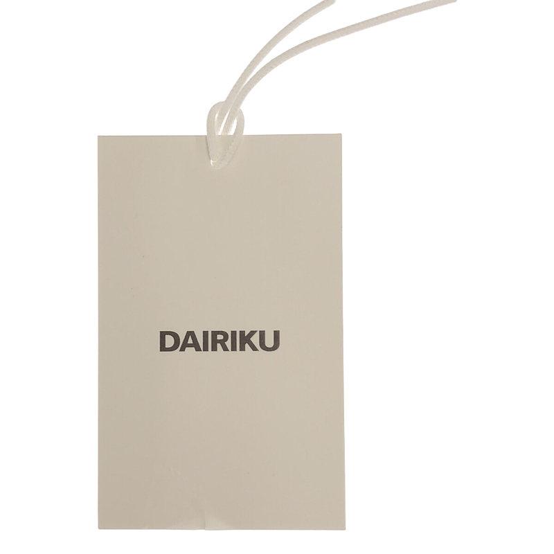 新品】 DAIRIKU / ダイリク | 2022AW | 