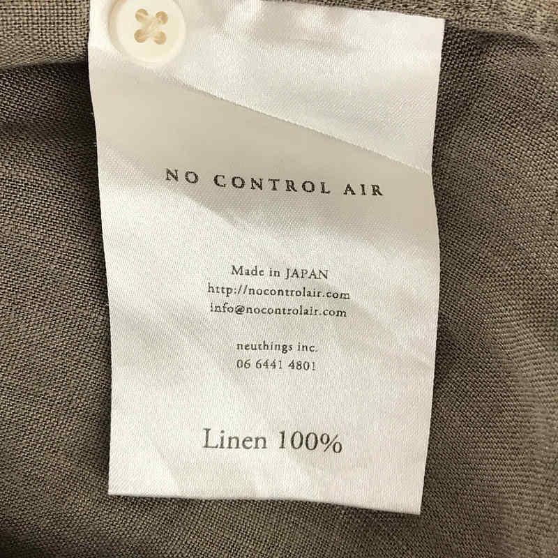 NO CONTROL AIR / ノーコントロールエア | レギュラーカラー リネン シャツ | 44 | グレー | メンズ｜kldclothing｜06