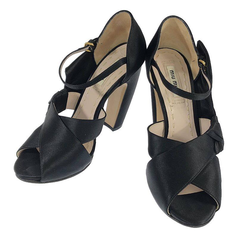 【美品】マノロブラニク　アンクルストラップ　ハイヒール・パンプス　36 1/2 美品】マノロブラニクアンクルストラップハイヒール・パンプス36 1/2