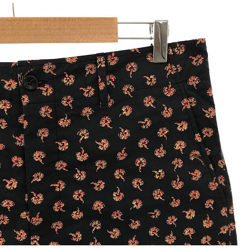 GUCCI（グッチ） | フラワー柄 ショートパンツ | 46 | ネイビー/レッド