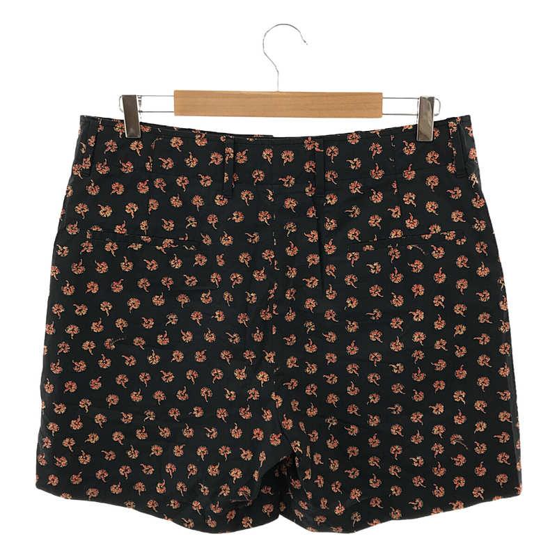 GUCCI（グッチ） | フラワー柄 ショートパンツ | 46 | ネイビー/レッド