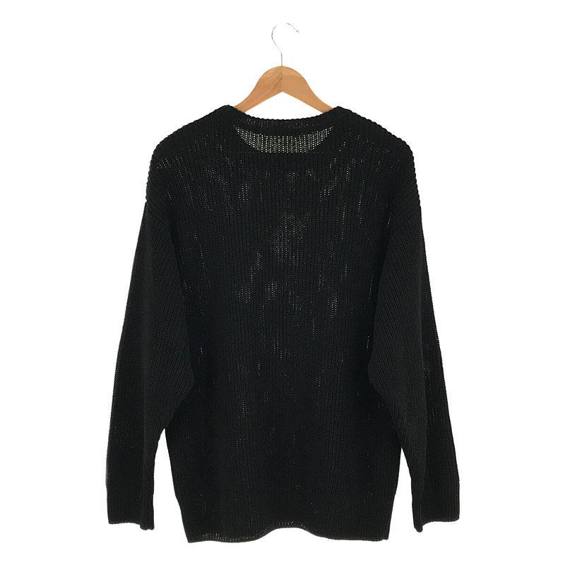 GALERIE VIE / ギャルリーヴィー | ペーパーヤーン クルーネックニット