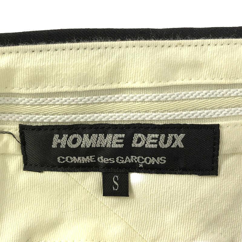 【美品】  COMME des GARCONS HOMME DEUX / コムデギャルソンオムドゥ | 2022SS | バックパッチ ピンストライプ スラックスパンツ｜kldclothing｜06