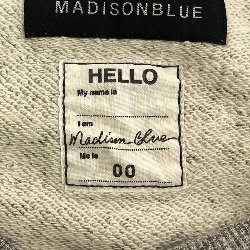 【美品】  MADISON BLUE / マディソンブルー | HELLO SWEAT L/S URAKE DYED GRAY トレーナー | 0 | グレー | レディース｜kldclothing｜08
