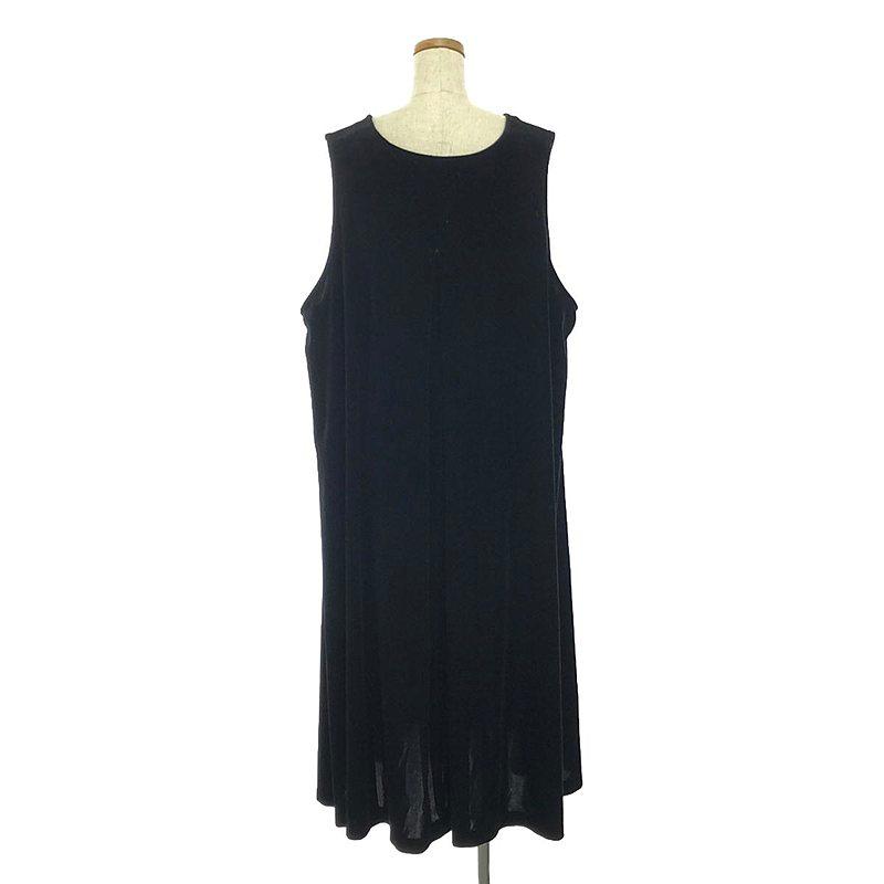 foufou / フーフー | no-sleeve velour one piece ノースリーブ ベロア 