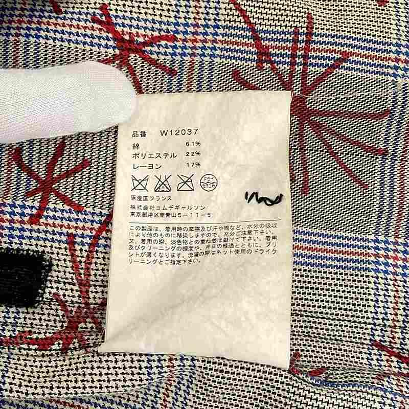 COMME des GARCONS SHIRT / コムデギャルソンシャツ | 顔料プリント グレンチェック 3B テーラードジャケット | M | グレー | メンズ｜kldclothing｜08