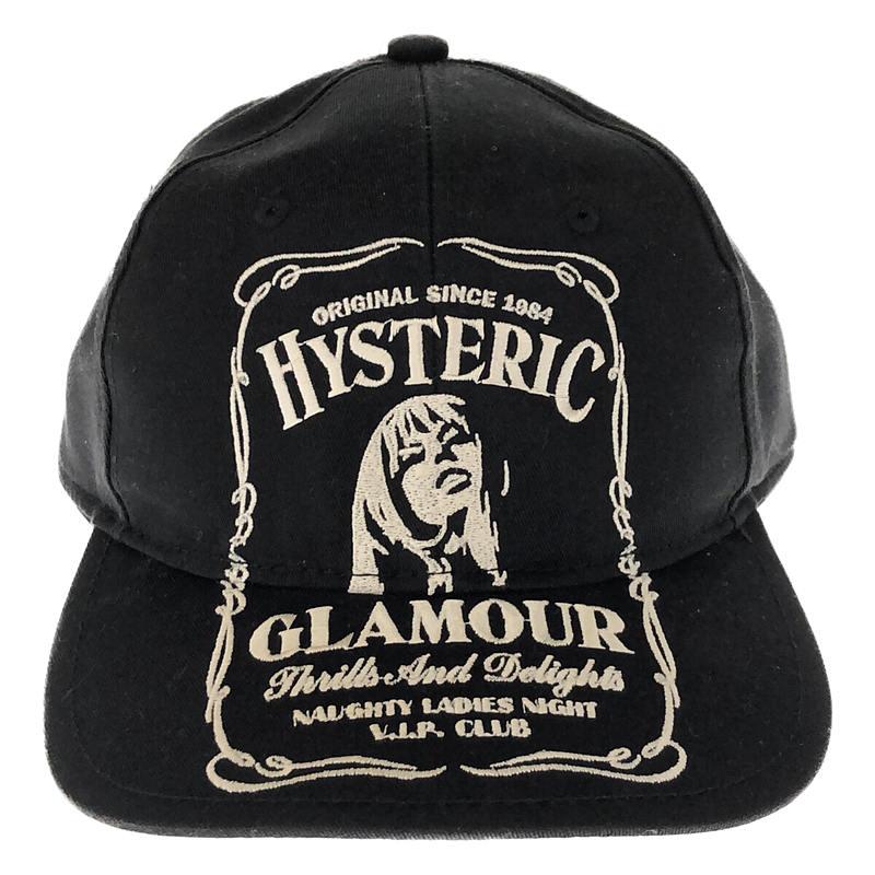 HYSTERIC GLAMOUR / ヒステリックグラマー | 0252QH03  ‘WHISKY刺繍’ベースボールキャップ 帽子 ユニセックス | F | ブラック | メンズ｜kldclothing｜02