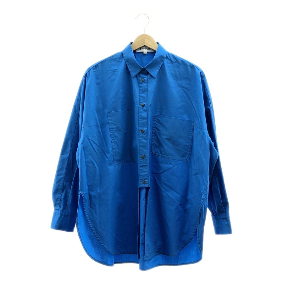 ENFOLD / エンフォルド | 2023SS ROUND-SLIT SHIRT コットン