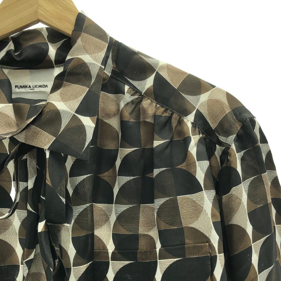 FUMIKA UCHIDA / フミカウチダ GEOMETRIC PATTERN PRINTED BLOUSE ジオ
