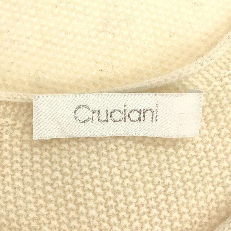 Cruciani / クルチアーニ | ウール カシミヤ ポップコーン編み ラウンドネックニット | 40 | ホワイト | レディース｜kldclothing｜05