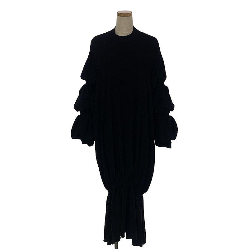 ENFOLD / エンフォルド | ダブルサテン Tail Hem DRS ワンピース 38  