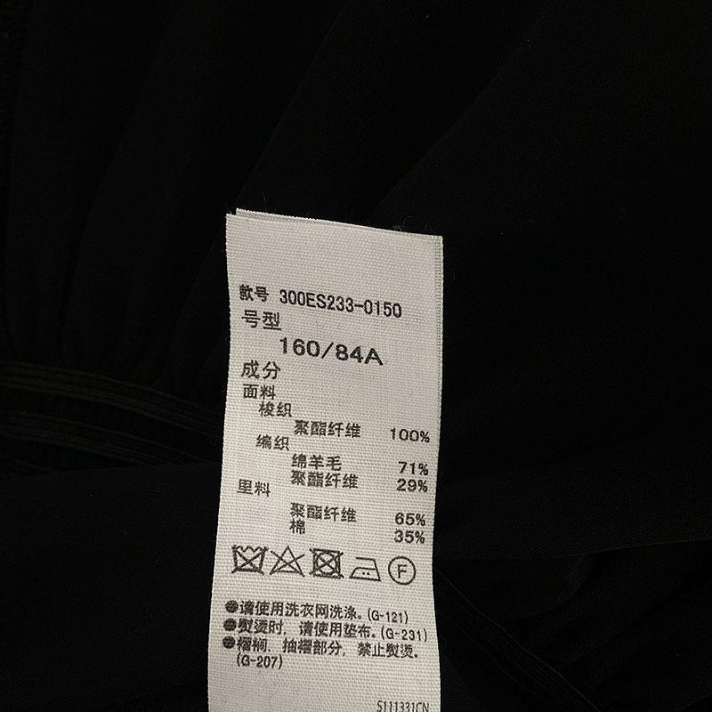 ENFOLD / エンフォルド | ダブルサテン Tail Hem DRS ワンピース 38  