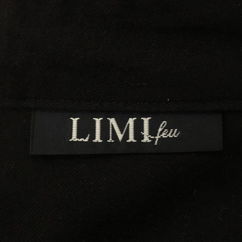 LIMI feu / リミフゥ | アシンメトリー リヨセル スリット ロング シャツ ワンピース | 2 | ブラック｜kldclothing｜05