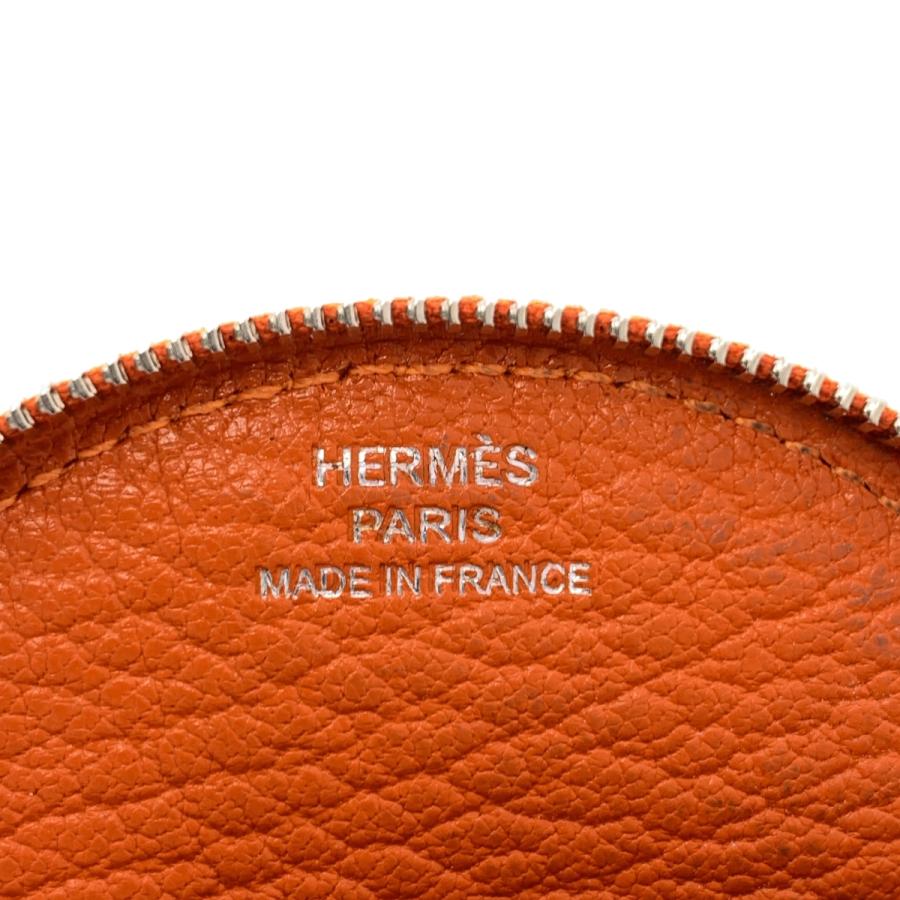 【美品】  HERMES / エルメス | トゥッティ フルッティ ポルトモネ オレンジ ケース 財布 | オレンジ/グリーン | レディース HERMES エルメス コインケース トゥッティ フルッティ ポルトモネ