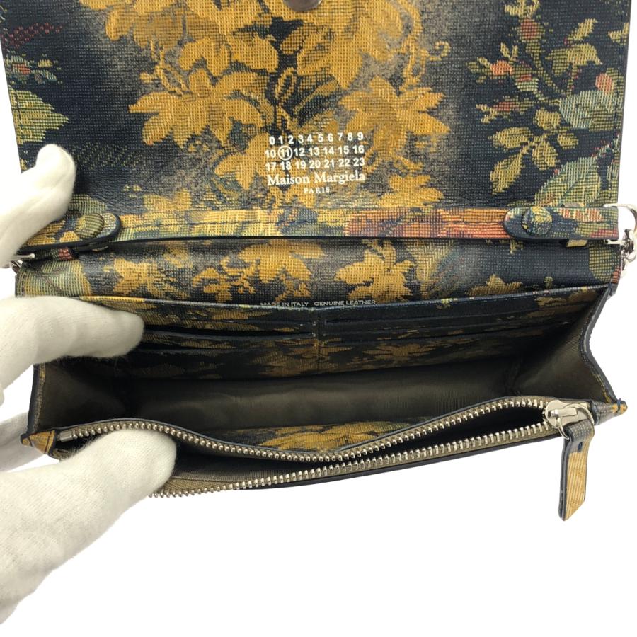 新品 未使用　メゾンマルジェラ　チェーンウォレット　2way　財布　花柄 Maison Margiela（メゾンマルジェラ） 花柄 タペストリー ウォレット