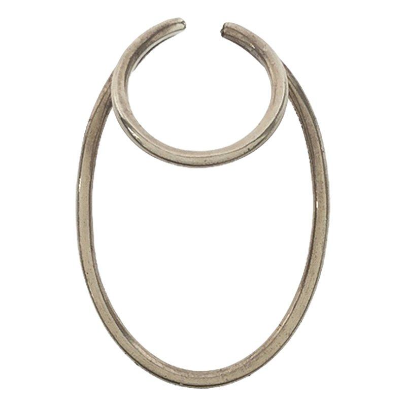 HYKE / ハイク | ELLIPSE HOOP イヤーカフ | シルバー | レディース  