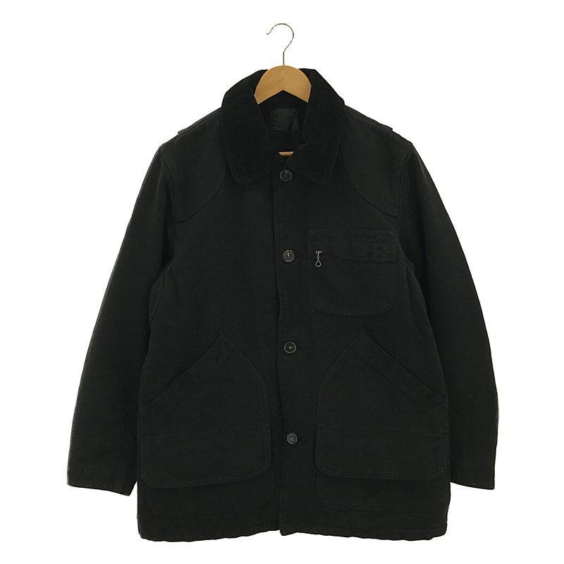 bukht / ブフト | HUNTER JACKET コーデュロイ 切替 ダック地 ハンティング ハンター ジャケット | 3（L) | ブラック | メンズ｜kldclothing