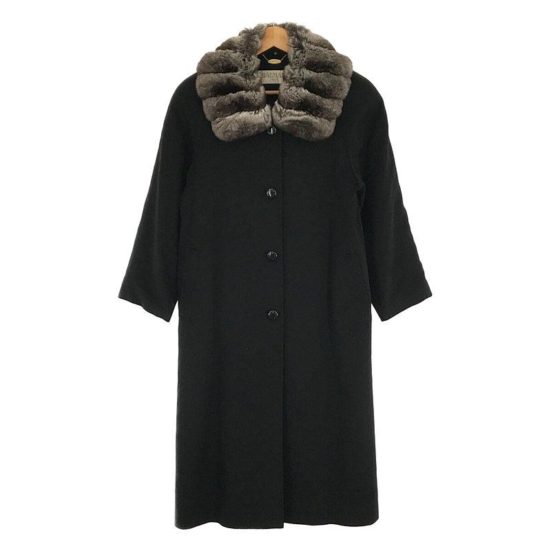 SALE／70%OFF】 バルマン カシミヤ シルク フォックスファー ロング