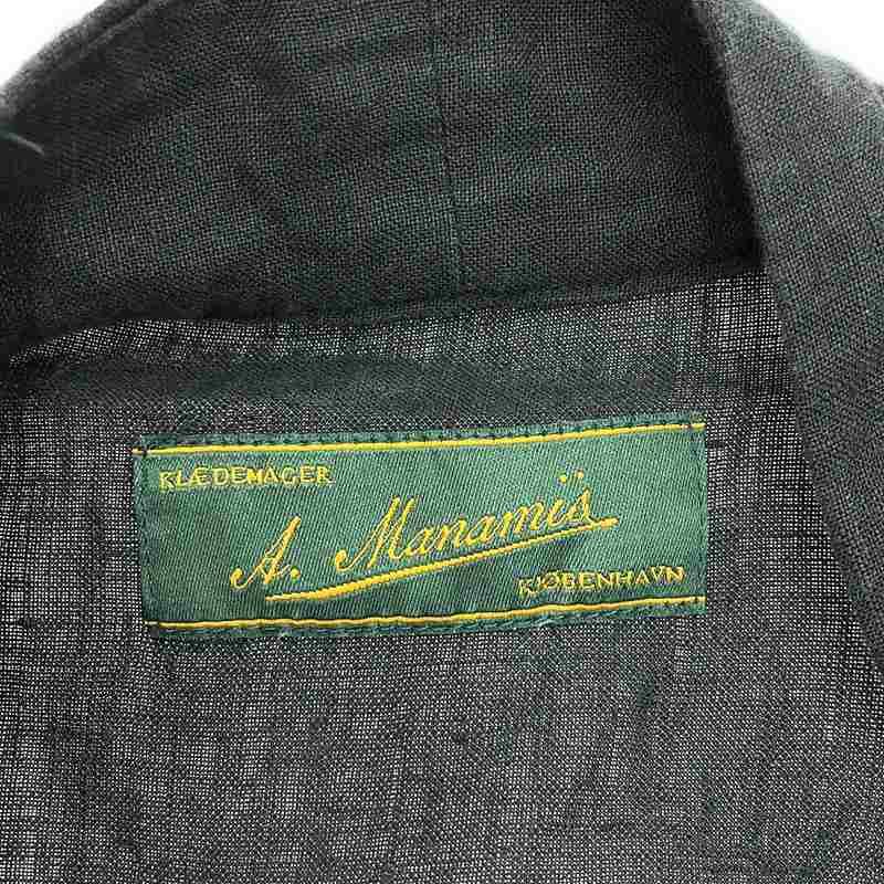 Aleksandr Manamis. / アレクサンドルマナミス | WRAP SHIRT ロング シャツ | 3 | チャコールグレー | メンズ Aleksandr Manamis. / アレクサンドルマナミス | WRAP SHIRT ロング