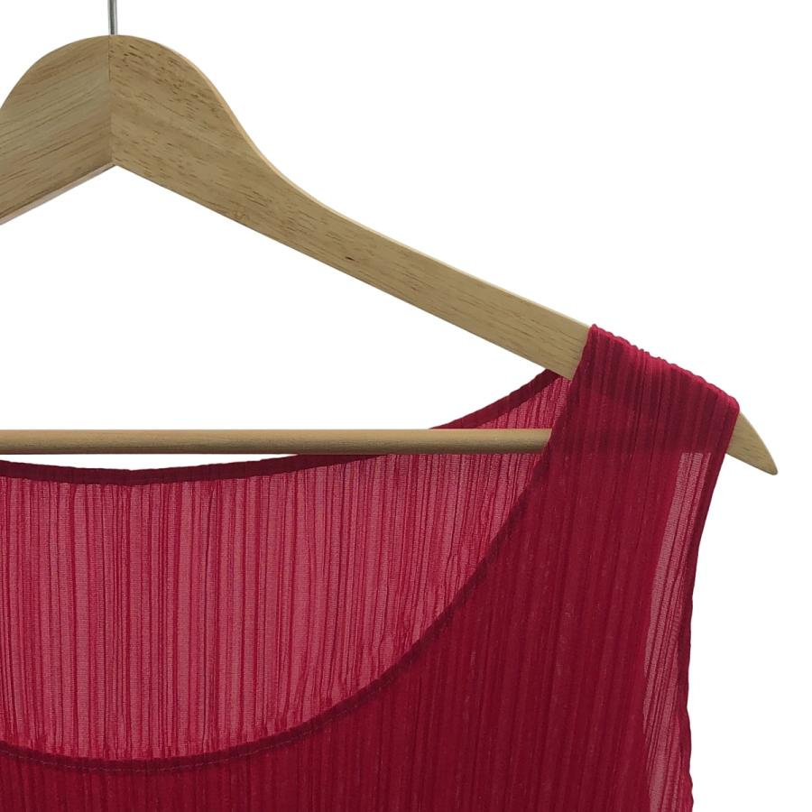 極美品 プリーツプリーズ イッセイミヤケ ワンピース ノースリーブ バルーン PLEATS PLEASE ISSEY MIYAKE - PLEATS PLEASE ISSEY MIYAKE