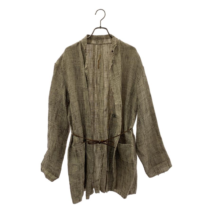 ISABELLA STEFANELLI / イザベラステファネリ Amedeo アメデオ 手織り シルク混 ノーカラージャケット | 