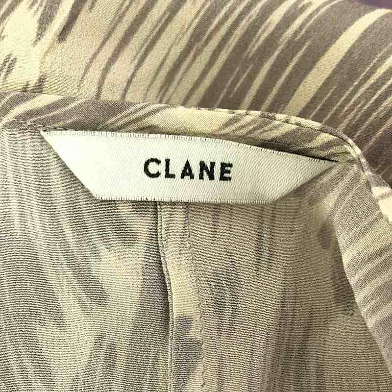 CLANE（クラネ） | BRUSH COLOR SILK ONE PIECE ラップワンピース | 1 