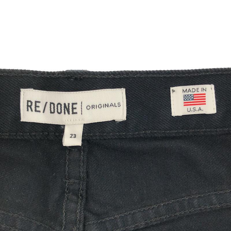 【美品】  RE/DONE / リダン | リーバイス リメイク デニムパンツ | 23 | ブラック | レディース｜kldclothing｜06