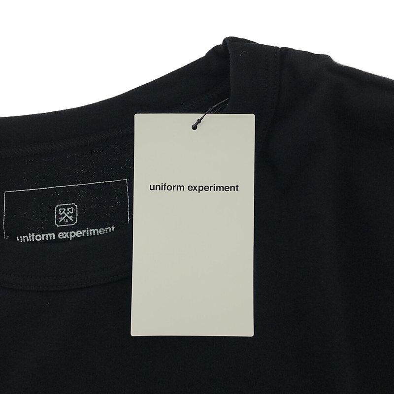 【新品】  uniform experiment / ユニフォームエクスペリメント | L/S GRAPH CHECK CUT&SEWN Tシャツ | 3 | ブラック | メンズ｜kldclothing｜08