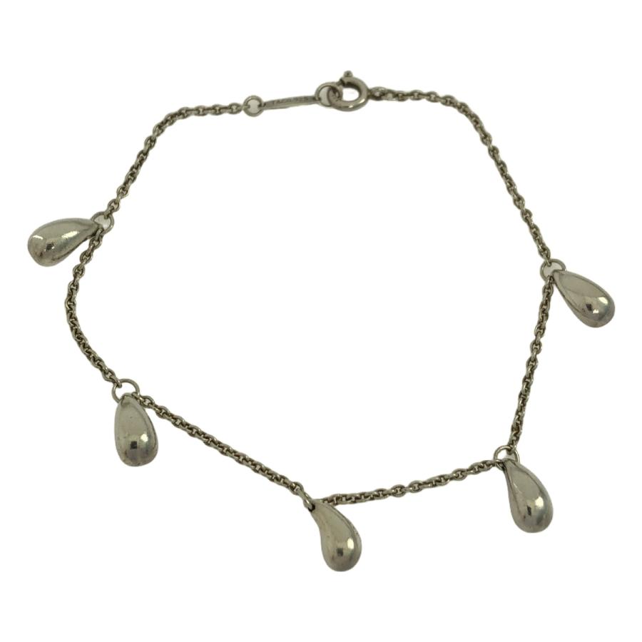 ティファニー　エルサプレッティ　ダブルティアドロップ　ブレスレット　シルバー TIFFANY&Co.（ティファニー） ブレスレット ティアドロップ 5P エルサ