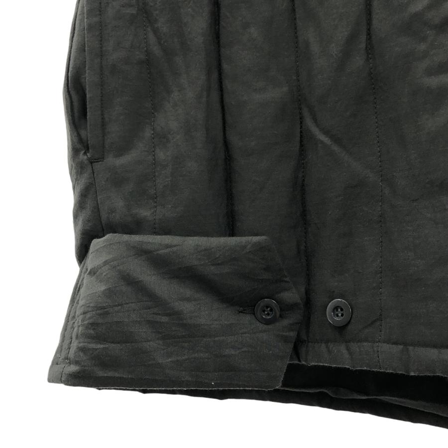 Masnou design / マスノウデザイン | コットン シルク 中綿 ベスト | 2 | チャコール | レディース Masnou design / マスノウデザイン | コットン シルク 中綿 ベスト